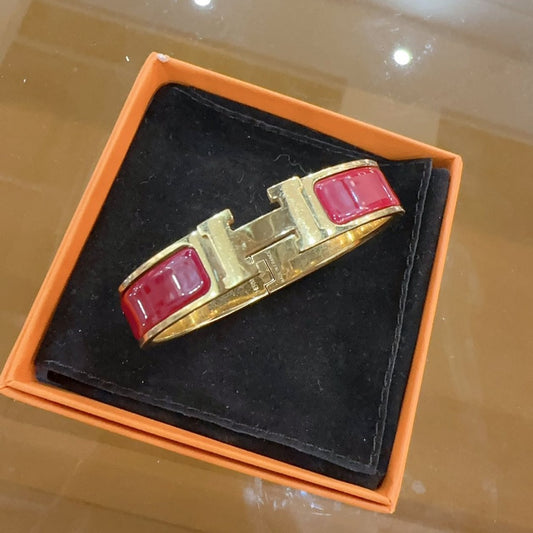 Hermes Clic H Bracelet Red