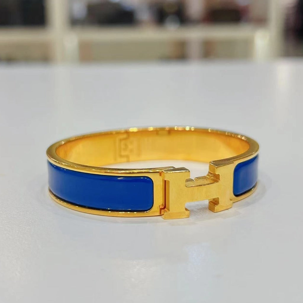 Hermes Clic H Bracelet Royal Blue SizeS