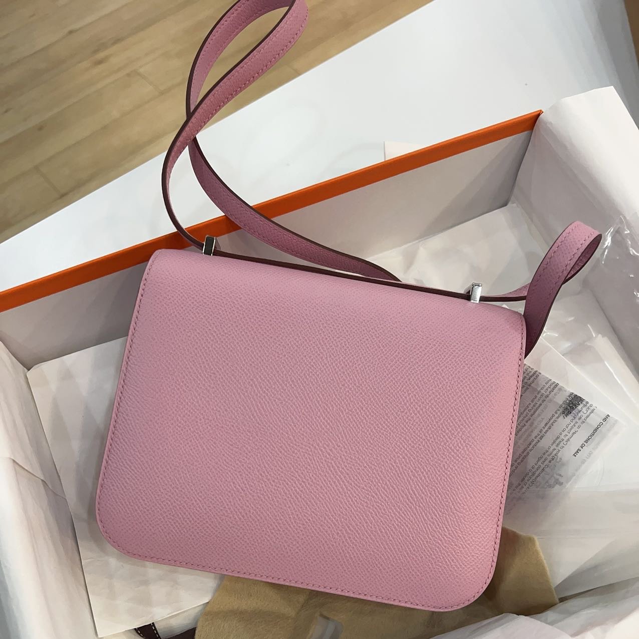 Hermes Epsom Constance 18 Pink