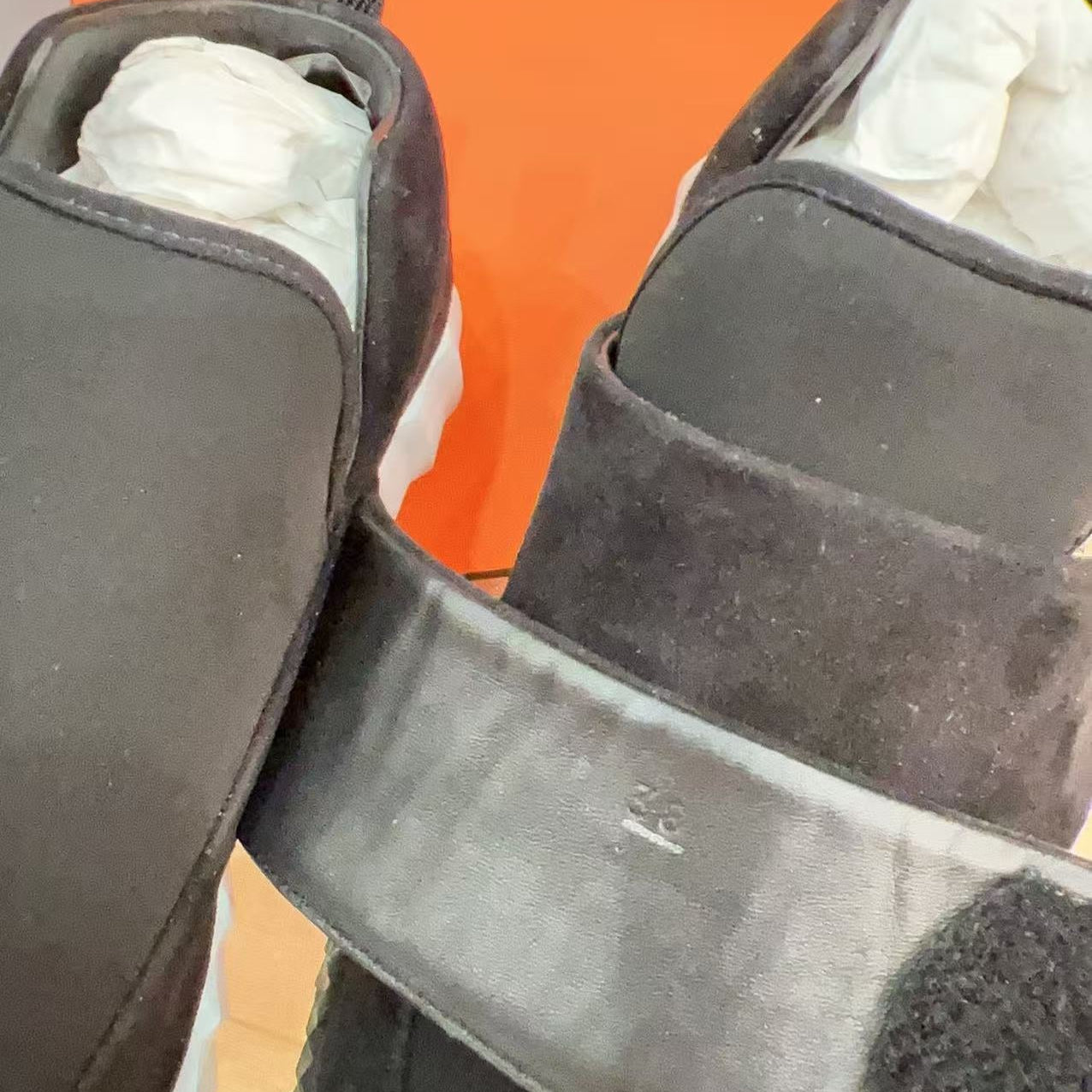 Hermes H Logo Sneakers Black Size38