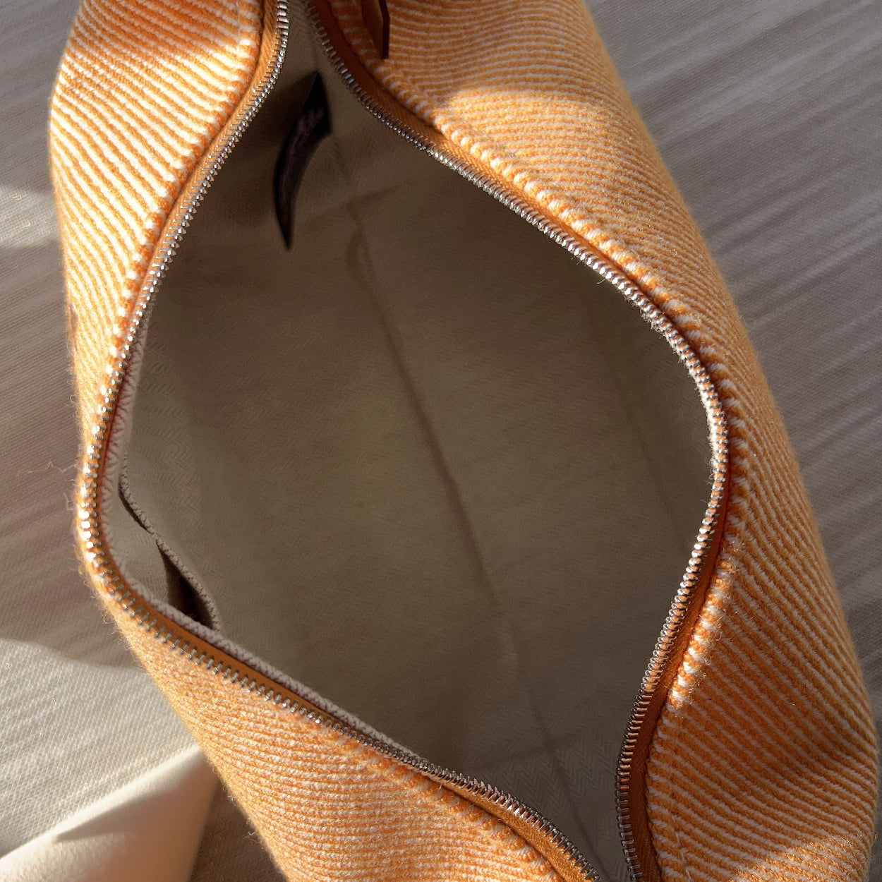 Hermès Hermes Canvas Brid A Black PM Handbag Orange