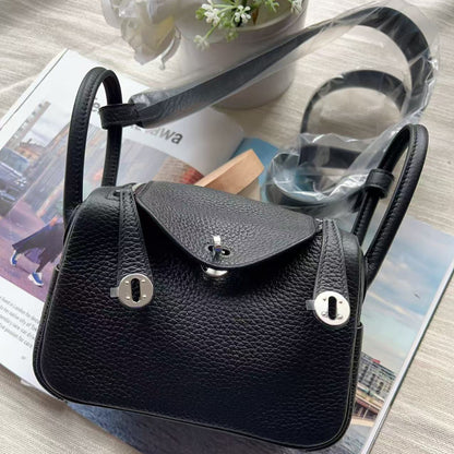 Hermes Mini Lindy20 2024 Clemence Black New