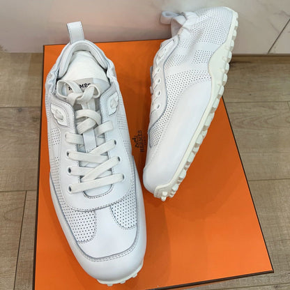 Hermes Sneaker In White Size39 New