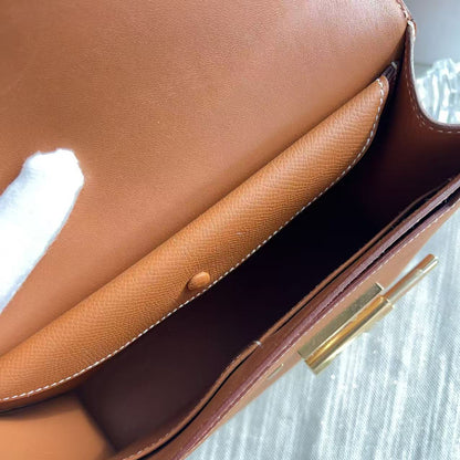 Hermes Verrou leather mini handbag