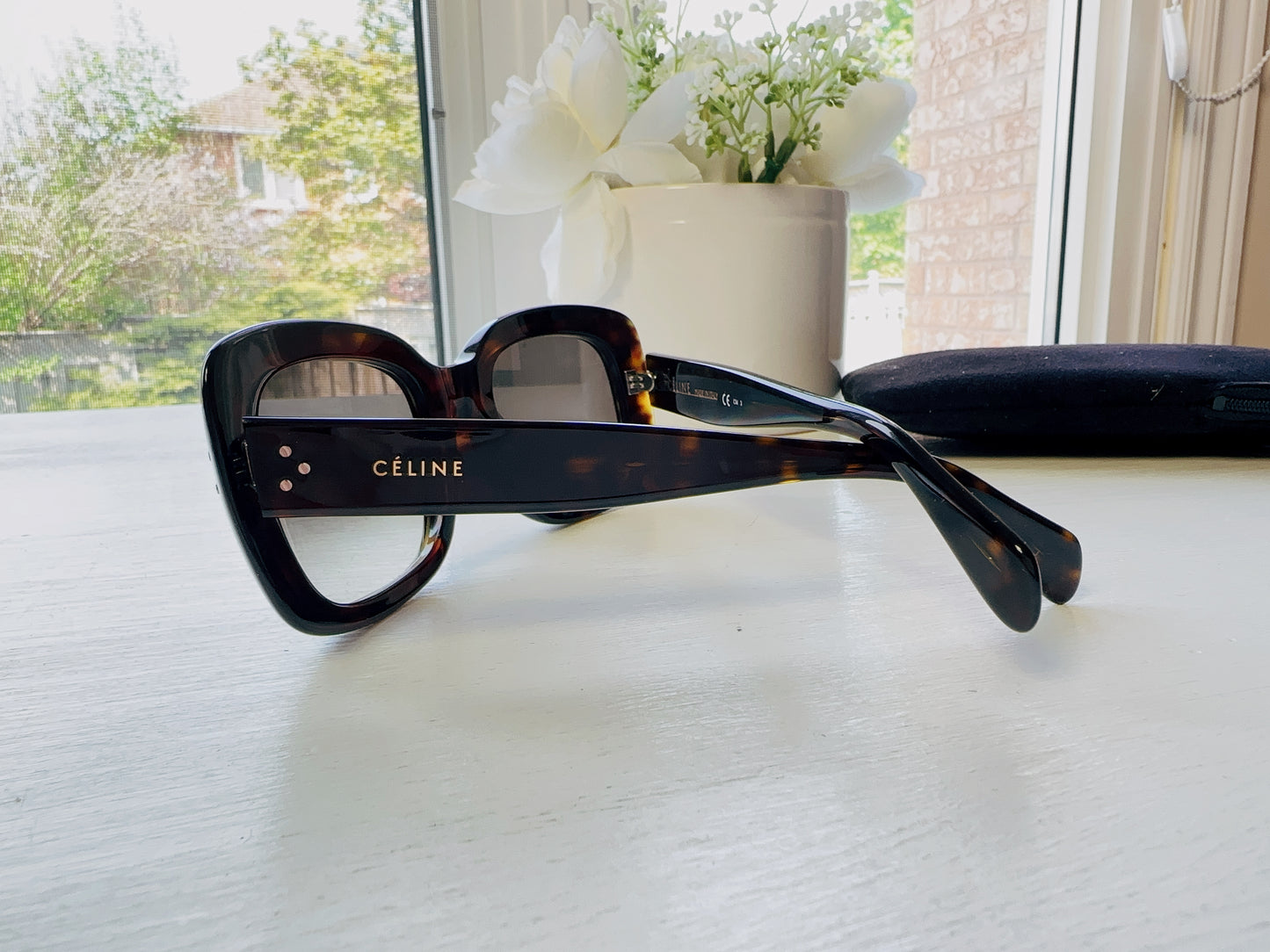Celine Black Blown Gradient Sunglasses