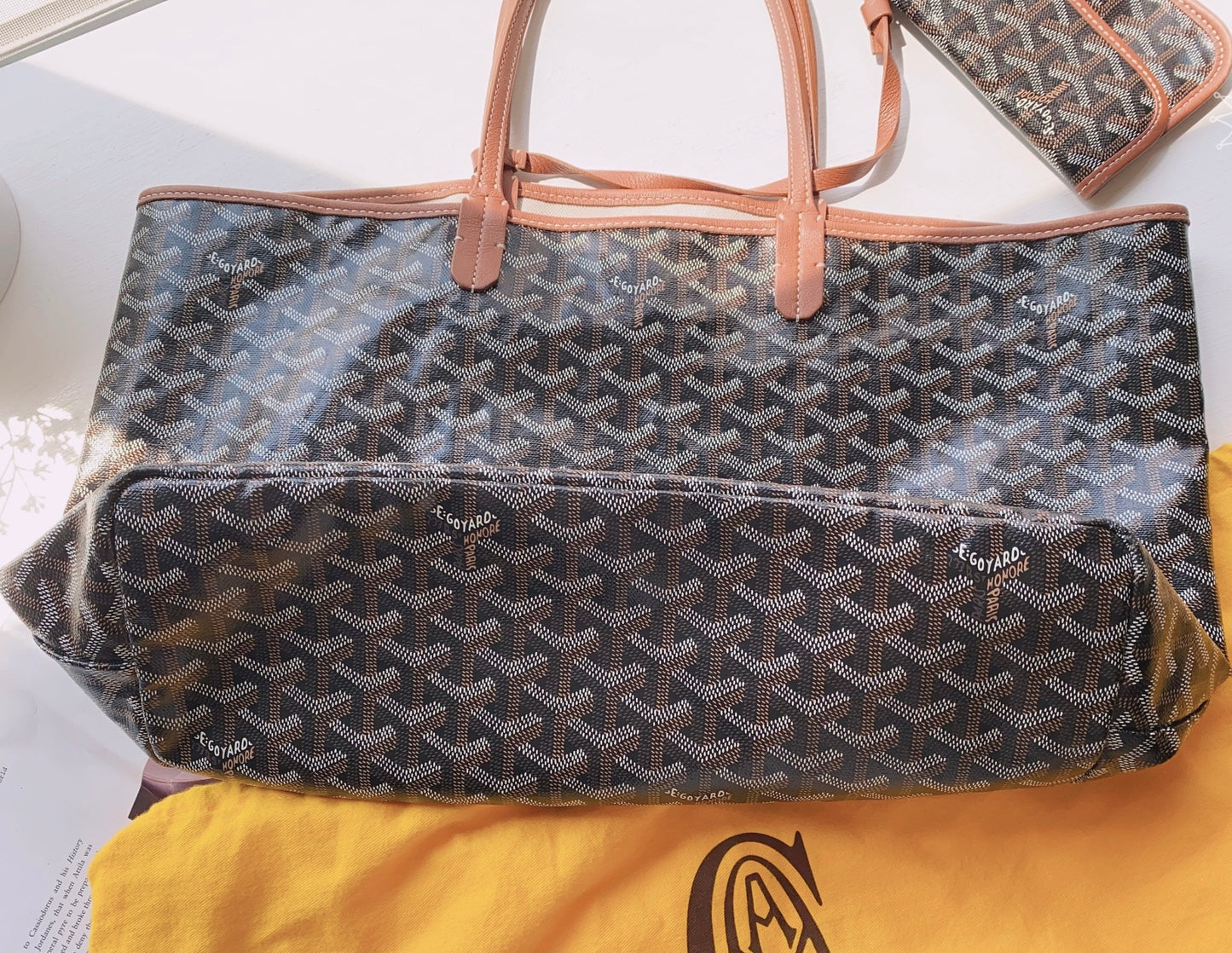 GOYARD Goyardine Saint Louis PM Black Gold