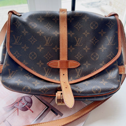 Louis Vuitton Monogram Saumur 30