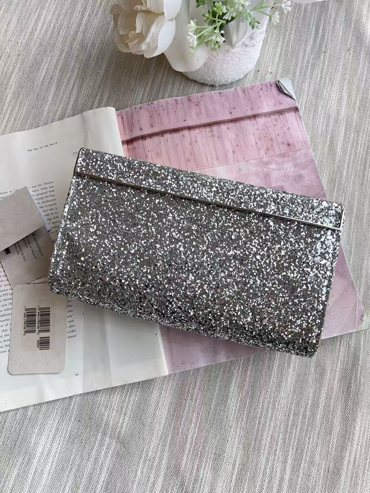 Jimmy Choo Glitter Clutch Bag