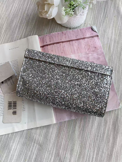 Jimmy Choo Glitter Clutch Bag