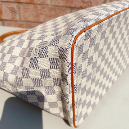 LOUIS VUITTON Damier Azur Saleya White