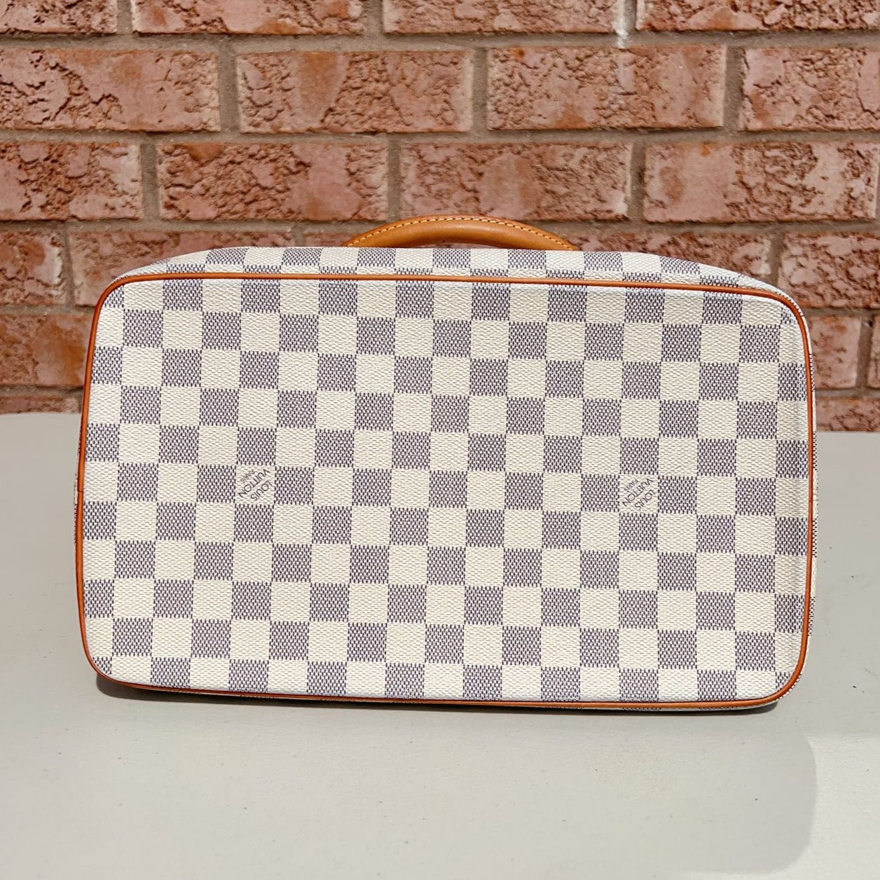 LOUIS VUITTON Damier Azur Saleya White