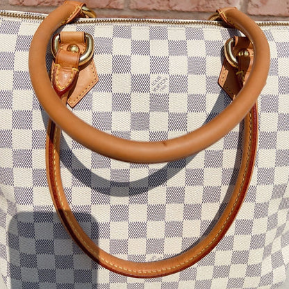 LOUIS VUITTON Damier Azur Saleya White