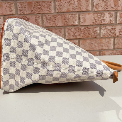 LOUIS VUITTON Damier Azur Saleya White