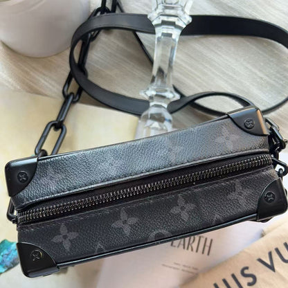 LOUIS VUITTON Monogram Eclipse Mini Soft Trunk 2021