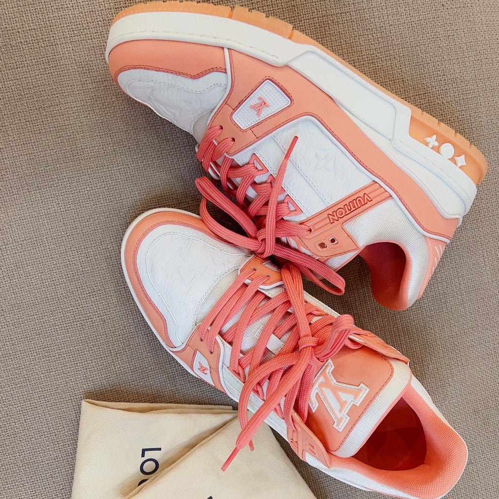 Louis Vuitton Woman's Trainer Sneaker Pink