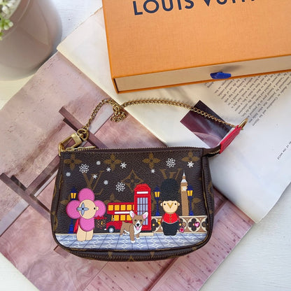 Louis Vuitton Christmas Animation Monogram Mini Pochette