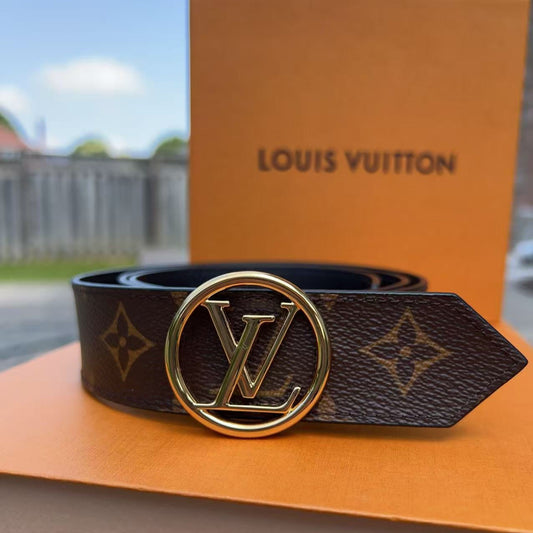 Louis Vuitton Circle 20mm Reversible Belt Size85