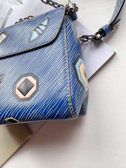 Louis Vuitton Twist Epi World Tour Edition Bag Wallet Chain