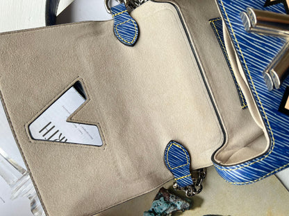 Louis Vuitton Twist Epi World Tour Edition Bag Wallet Chain