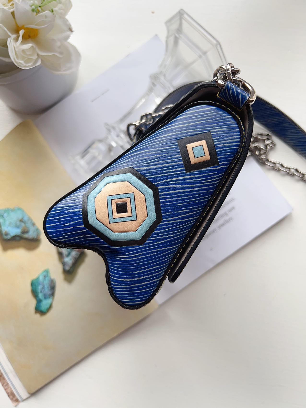 Louis Vuitton Twist Epi World Tour Edition Bag Wallet Chain