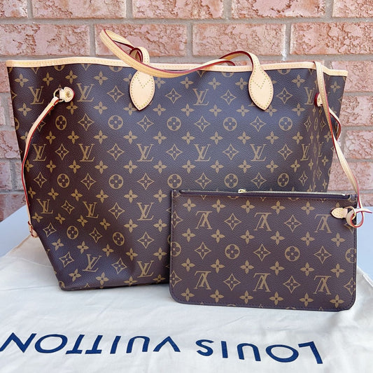 Louis Vuitton Monogram Microchipped Neverfull GM Bag New