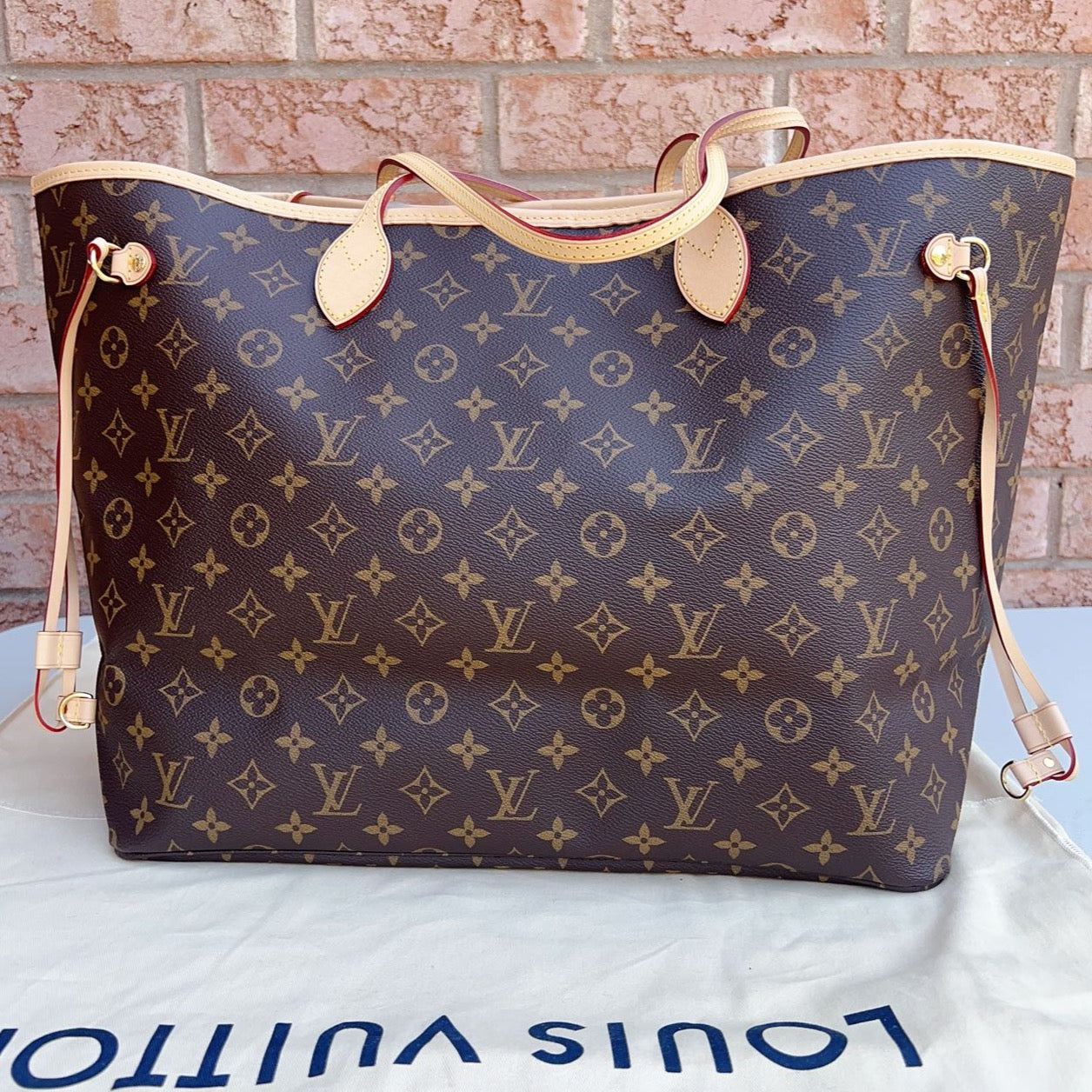 Louis Vuitton Monogram Microchipped Neverfull GM Bag New