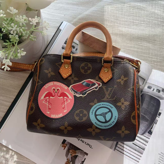 Louis Vuitton Monogram Nano Speedy World Tour
