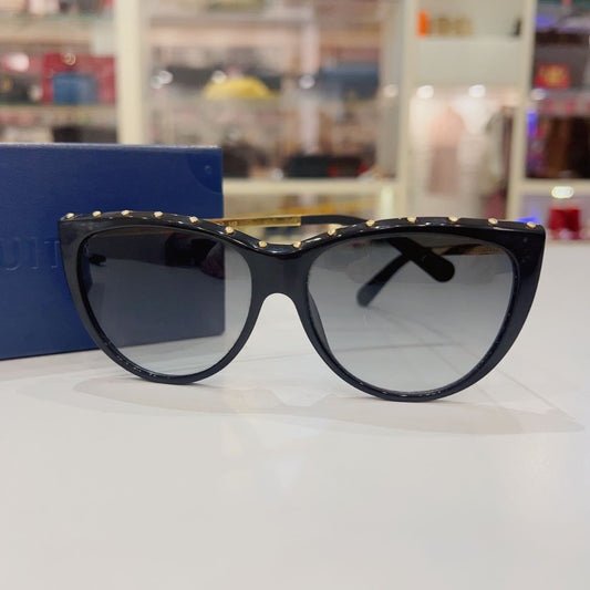 Louis Vuitton Sunglasses La Boom Z1036E Black x Gold Frame