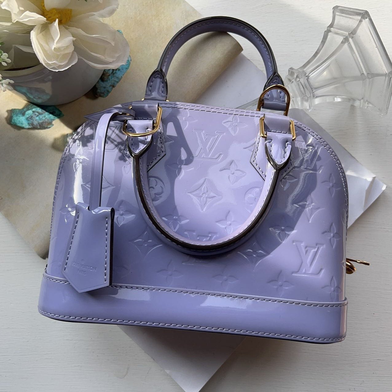 Louis Vuitton Vernis Alma BB Lilac