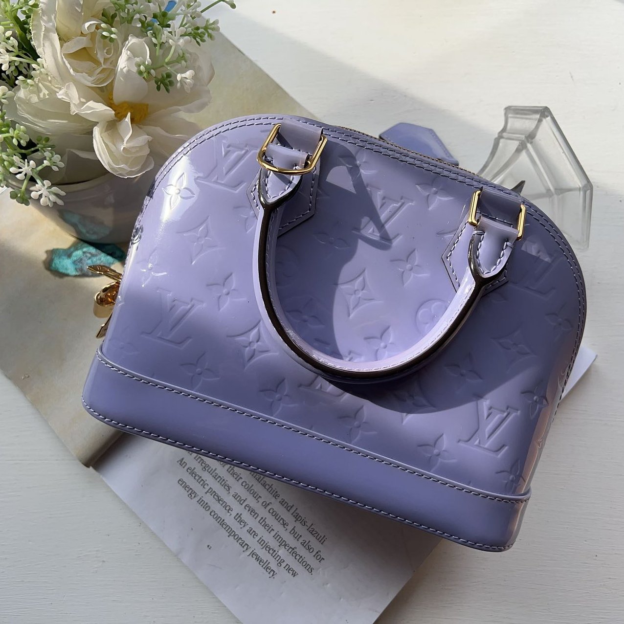 Louis Vuitton Vernis Alma BB Lilac