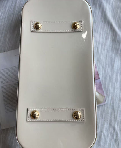 Louis Vuitton Vernis Alma PM Blanc Corail