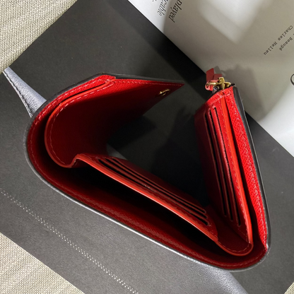 Louis Vuitton Vintage Cerises Print Compact Zippé Wallet