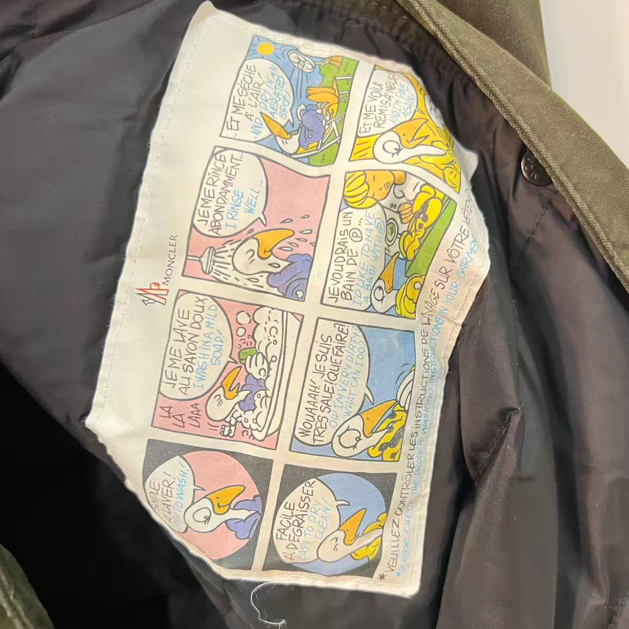 MONCLER KHAKI GREEN CAMELINE GIUBOTTO PARKA WITH FOX FUR HOOD SIZE00