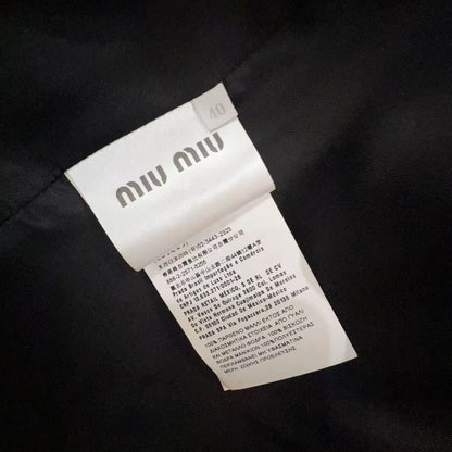 Miu Miu Wool Coat Grey