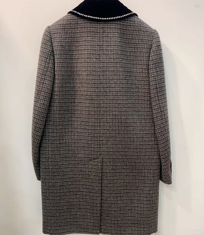 Miu Miu Wool Coat Grey