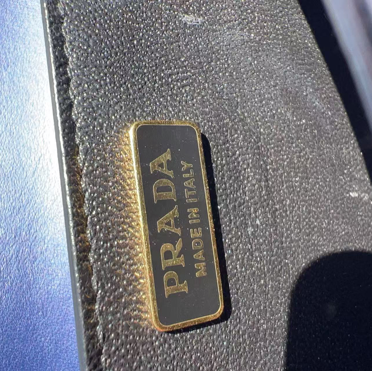 Prada Saffiano Trimmed City Calf Cahier Bag