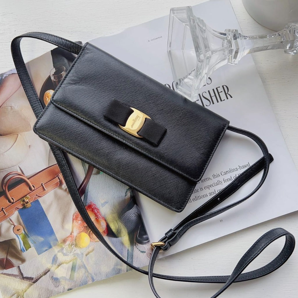 Salvatore Ferragamo Leather Crossbody Bag