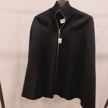 Sandro Marik Cape Coat Black Size36