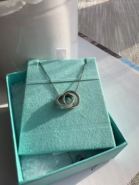 Tiffany and Co. 1837 Interlocking Circles Necklace