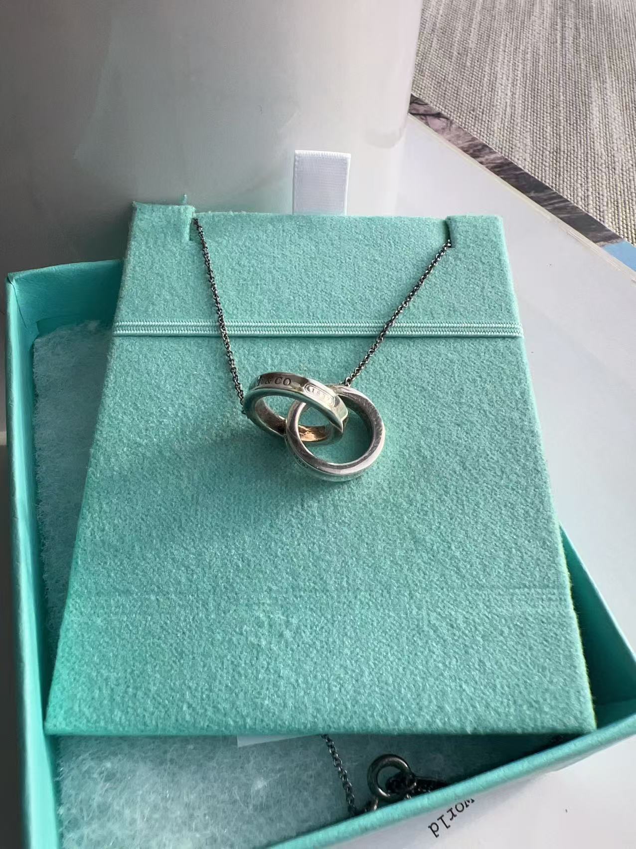 Tiffany and Co. 1837 Interlocking Circles Necklace