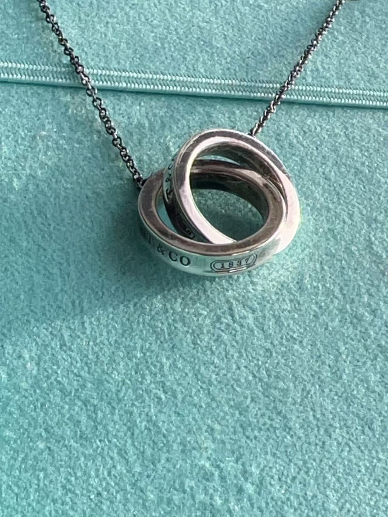 Tiffany and Co. 1837 Interlocking Circles Necklace