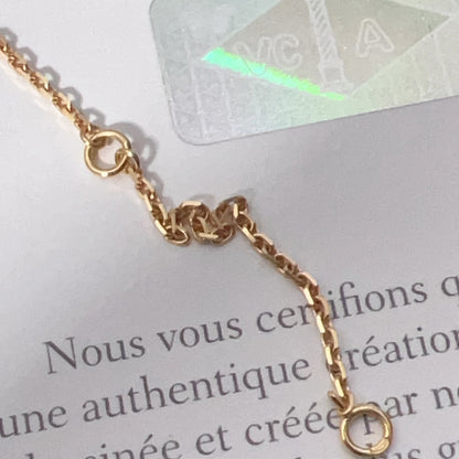 VAN CLEEF & ARPELS GREY MOP Mother-Of-Pearl Alhambra Necklace 2022