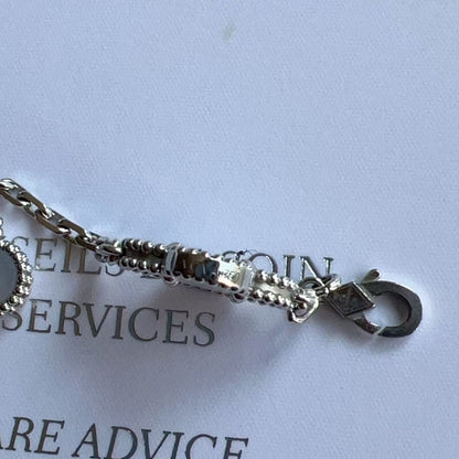 Van Cleef & Arpels Vintage Alhambra White Gold Bracelet 2023