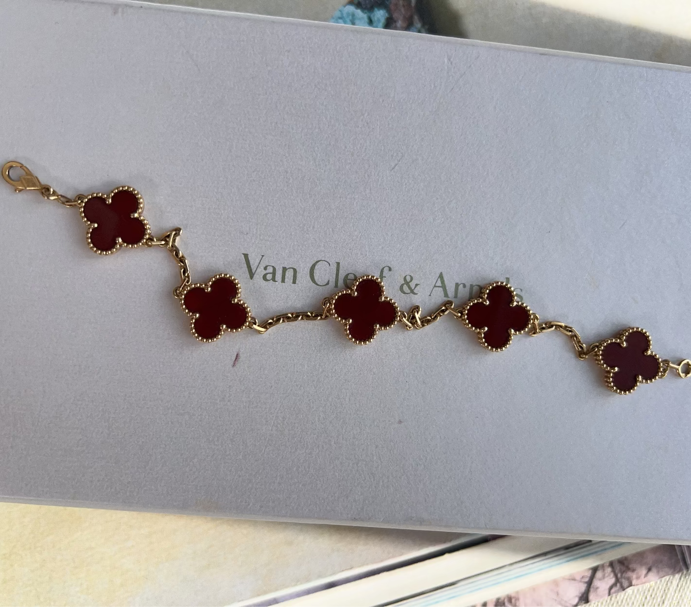 Van Cleef & Arpels Vintage Alhambra bracelet, 5 motifs