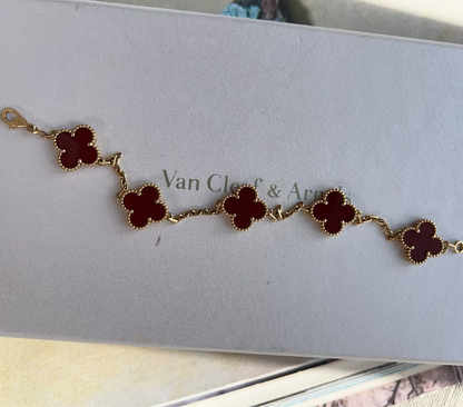 Van Cleef & Arpels Vintage Alhambra bracelet, 5 motifs