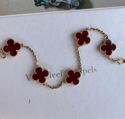 Van Cleef & Arpels Vintage Alhambra bracelet, 5 motifs