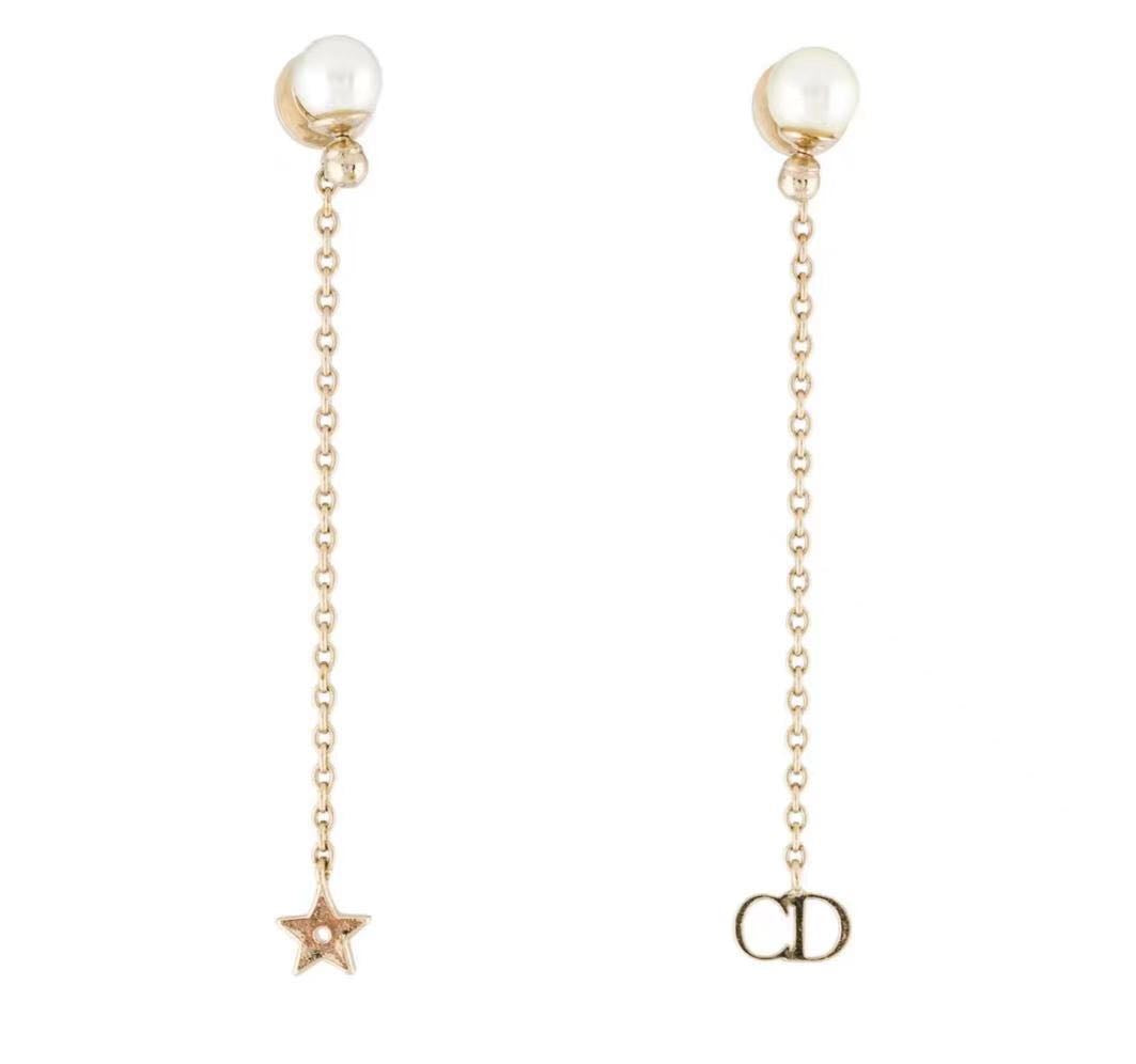 Christian Dior Peral Earring Gold