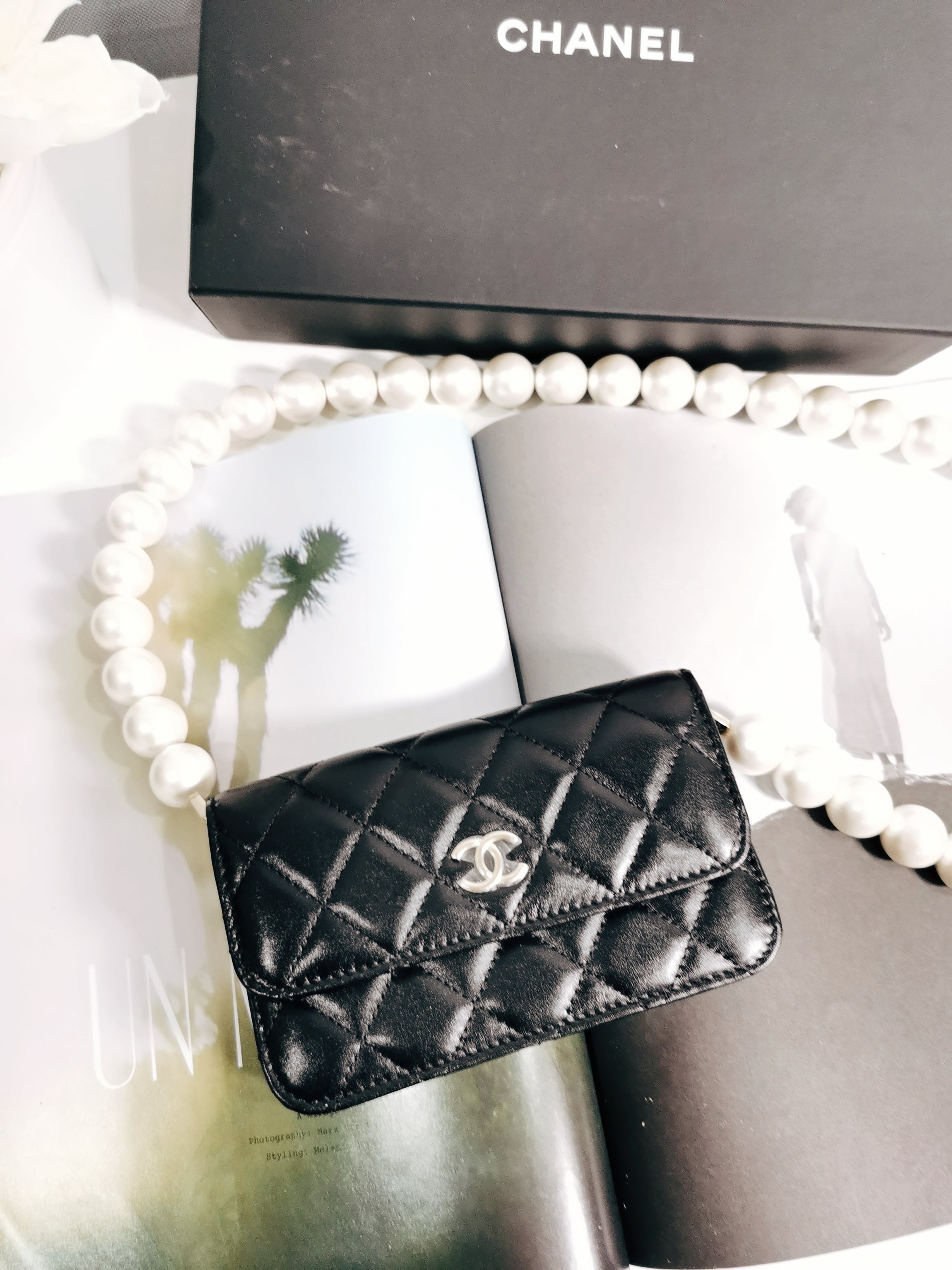 Chanel mini wallet on chain online 2020