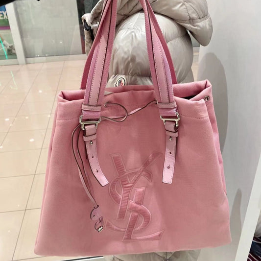 YSLCanvas Kahalo Pink Tote Bag