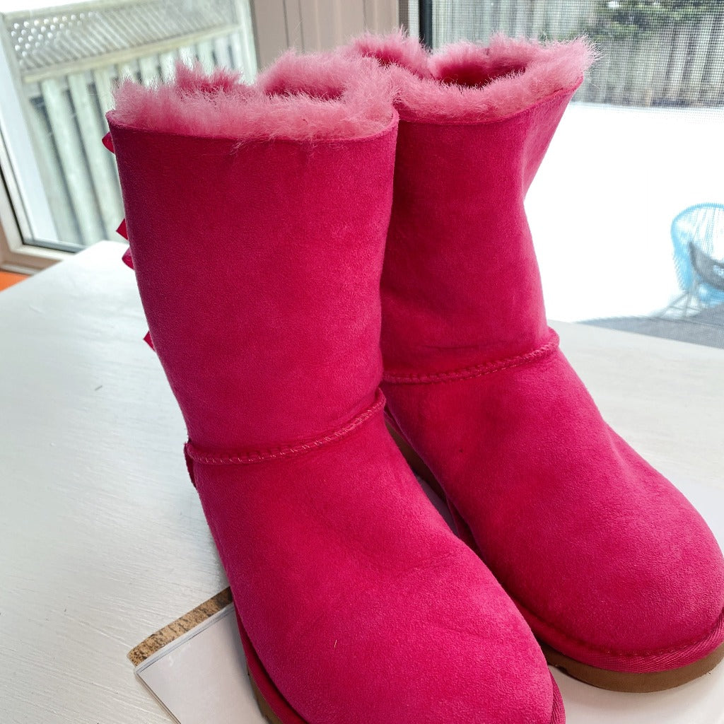 New pink ugg discount boots